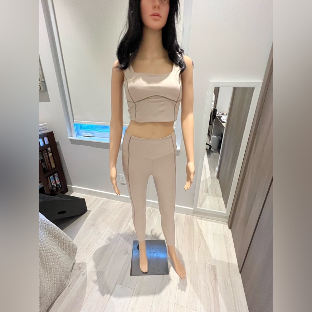 YPB sculptLUX Squareneck Slim Tank & 7/8 Legging Set